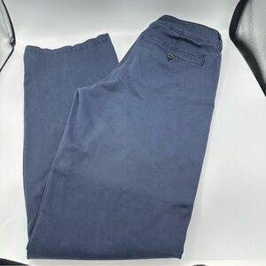 American Eagle Pants Womens 10 Long Blue Kick Boot Stretch Cotton Blend Twill